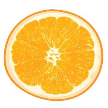 yalıtılmış turuncu 