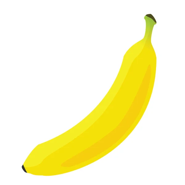 Icône de fruits de banane — Image vectorielle