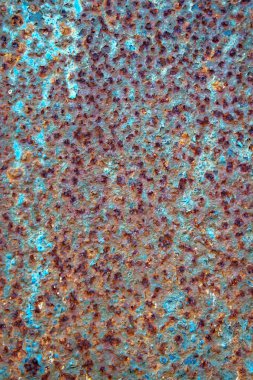 Paslı metal doku soyut