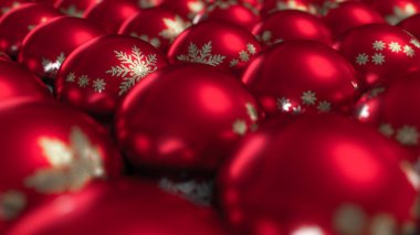 Yılbaşı dekorasyonu. 3D render