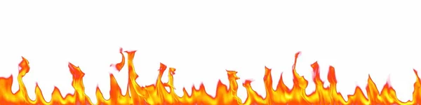 Lodernde Flammen Als Hintergrund — Stockfoto
