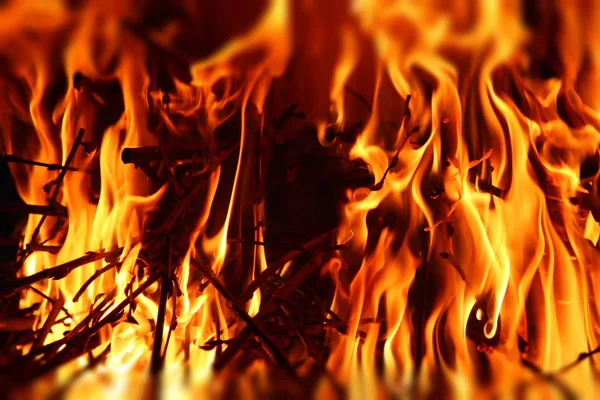 Blazing Flames Background — Stock Photo, Image