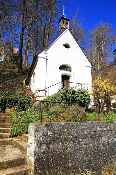 Brunnenkapelle Sevärdheter Landsberg Lech — Stockfoto