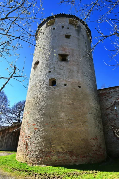 Stadtmauer Landmärken Landsberg Lech — Stockfoto