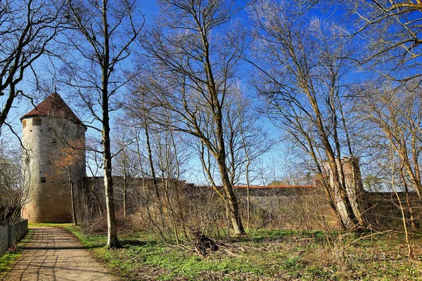 Stadtmauer Luoghi Interesse Landsberg Lech — Foto Stock