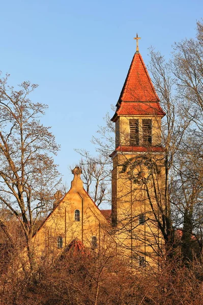 Landsberg Lech Evangelisch Lutherische Kirchengemeinde Simgeleri — Stok fotoğraf