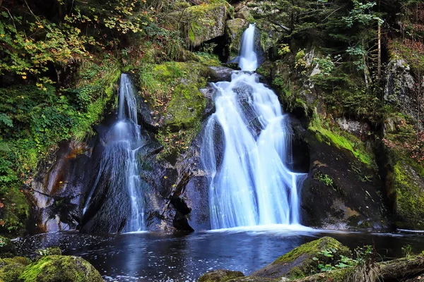 The Triberg waterfalls are the highest waterfalls in Germany