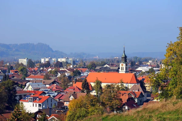 Sonthofen Uma Cidade Baviera Alemanha Europa — Fotografia de Stock