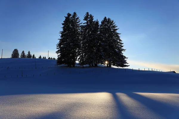 Sonthofen Known Its Beautiful Landscape Winter Landscapes — Stock Photo, Image