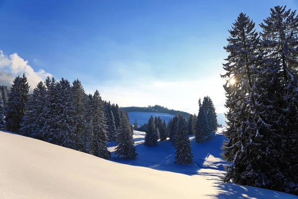 Sonthofen Known Its Beautiful Landscape Winter Landscapes — Stock Photo, Image