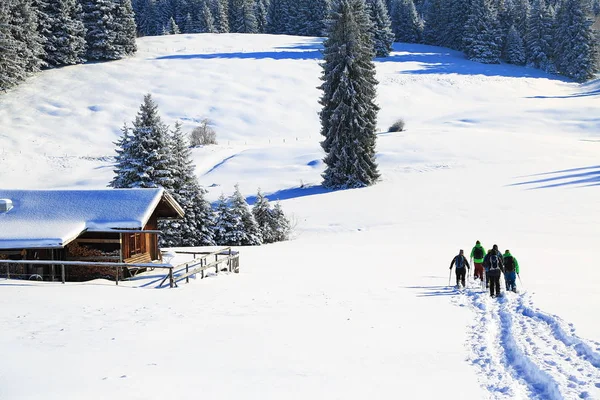 Sonthofen Conocida Por Hermoso Paisaje Paisajes Invierno —  Fotos de Stock