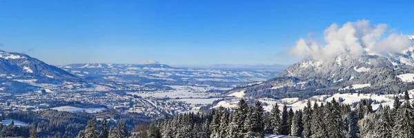 Sonthofen Ist Bekannt Für Seine Schöne Landschaft Und Winterlandschaft — Stockfoto