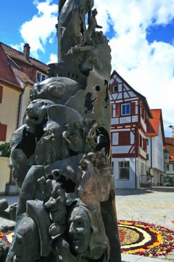 Riedlingen Almanya - 05: 26 2016: Riedlingen birçok tarihi cazibeye sahip bir Almanya kentidir