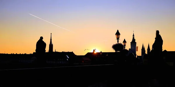 Wuerzburg Este Oraș Din Bavaria Germania Europa — Fotografie, imagine de stoc