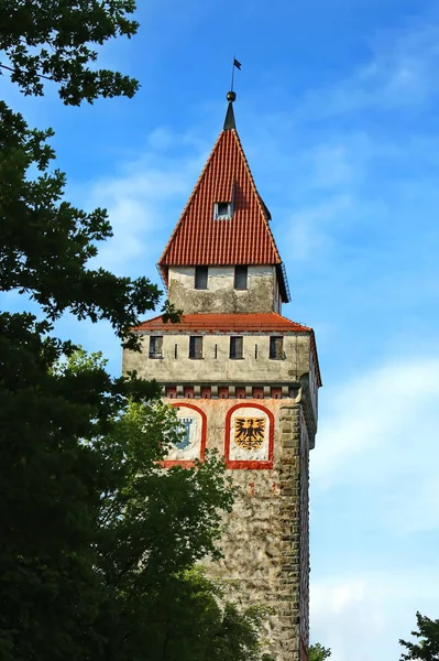 Ravensburg Uma Cidade Alemanha Com Muitas Atrações Históricas — Fotografia de Stock