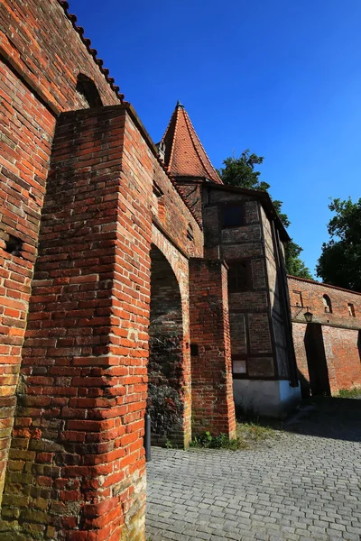 Bettelturm Von Innen Memmingen Una Città Bayern Germania Con Molte — Foto Stock