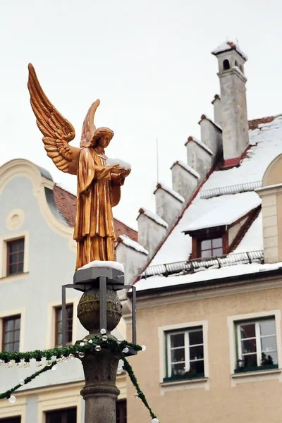 Memmingen Memmingen City Bayern Germany Many Historical Attractions — стоковое фото