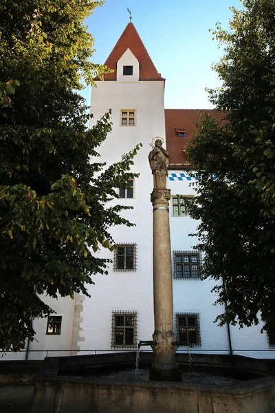 Neues Schloss Ingolstadt Місто Баварії Німеччині Багатьма Історичними Пам Ятками — стокове фото