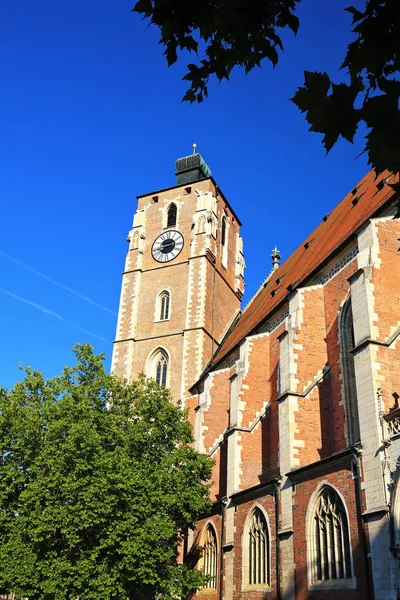 Liebfrauenuemnster Ingolstadt Een Stad Bayern Duitsland Met Vele Historische Attracties — Stockfoto