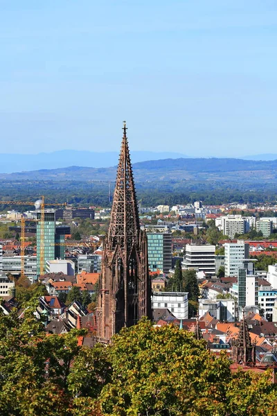 Muenster Fribourg Est Une Ville Allemagne Avec Nombreuses Attractions Historiques — Photo