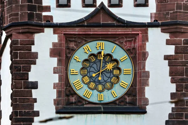 Martinstor Freiburg Almanya Bir Şehirdir — Stok fotoğraf