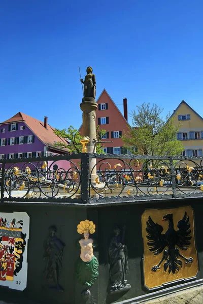 Мюхтвалль Город Баварии Германия Многими Историческими Памятниками — стоковое фото