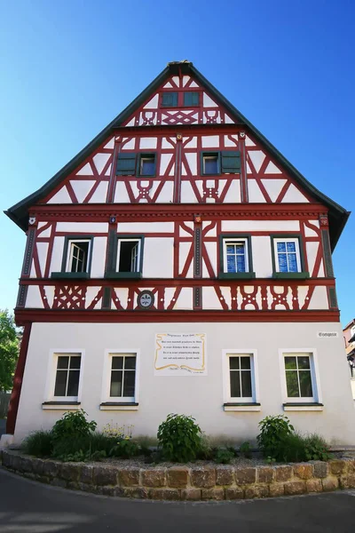 Buergermeister Eisen Haus Bad Windsheim Una Ciudad Baviera Alemania —  Fotos de Stock