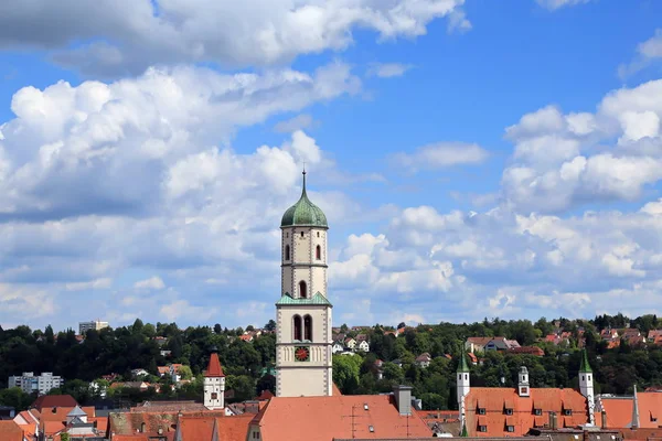 Biberach Der Riss Est Une Ville Bavière Allemagne Avec Nombreuses — Photo