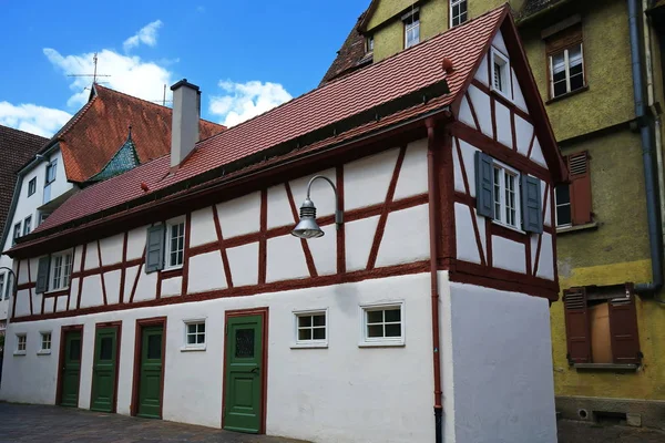 Biberach Der Riß Ist Eine Stadt Bayern Mit Vielen Historischen — Stockfoto