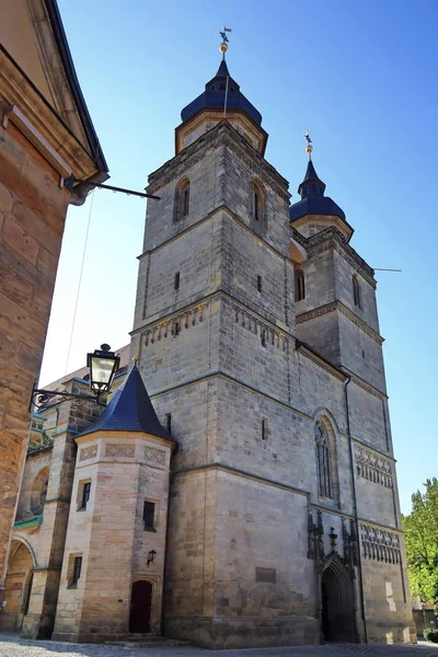 巴伐利亚的Stadtkirche是德国巴伐利亚的一个城市 有着许多历史名胜 — 图库照片