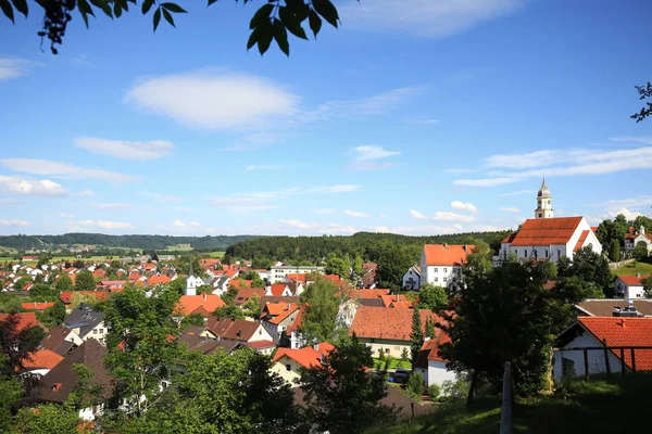 Dålig Groenenbach Stad Bayern Tyskland Med Många Historiska Sevärdheter — Stockfoto