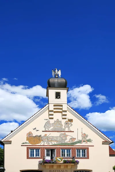Погано Grnenbach Місто Німеччини Безліччю Історичних Визначних Пам Яток Тут — стокове фото