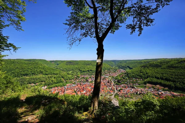 德国的一个城市 有着许多美丽的风景 名叫哈内尔费森 乌拉赫 — 图库照片
