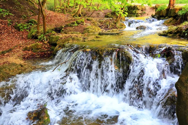 Uracher Wasserfall Bad Urach City Germany Many Wonderful Landscapes — Stock Photo, Image