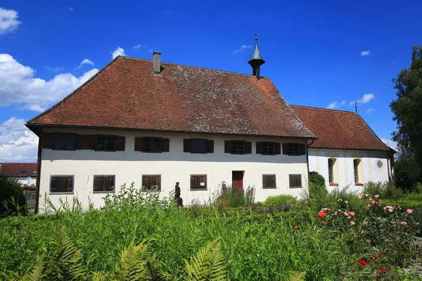 Leprosenhaus Bad Wurzach Місто Баварії Німеччина Багатьма Історичними Пам Ятками — стокове фото