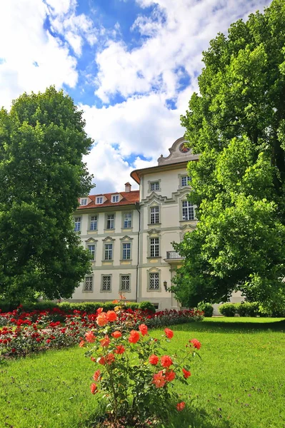 Schloss Bad Wurzach Bad Wurzach Una Città Baviera Germania Con — Foto Stock