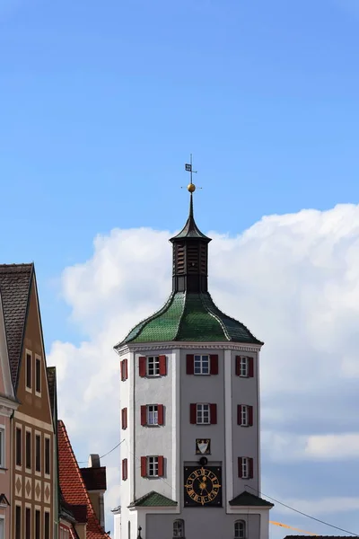 Guenzburg Uma Cidade Baviera Alemanha Com Muitas Atrações Históricas — Fotografia de Stock