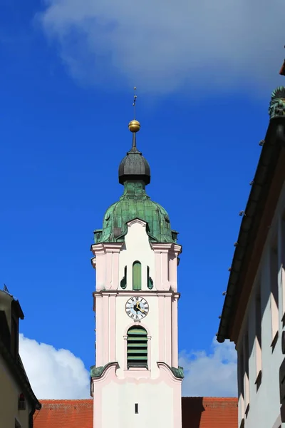 Guenzburg は多くの歴史的な観光名所 ドイツ バイエルン州の都市 — ストック写真
