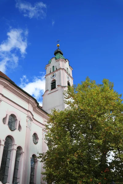 Guenzburg Miasto Niemczech Bawarii Wielu Zabytków — Zdjęcie stockowe