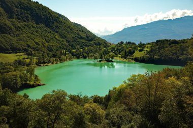 Göl Tenno bir dağ gölü Trentino Tenno, İtalya