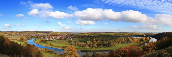 Volkach Een Bekende Wijnbouwregio Duitsland Beieren Franken — Stockfoto