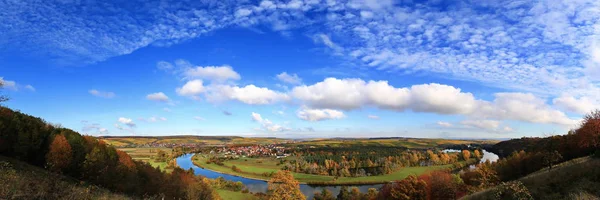 Volkach Является Известным Винодельческим Регионом Германии Бавария Франкония — стоковое фото