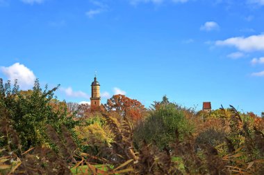 volkach bir iyi bilinen şarap büyüyen, Almanya, Bavyera bölgesidir,