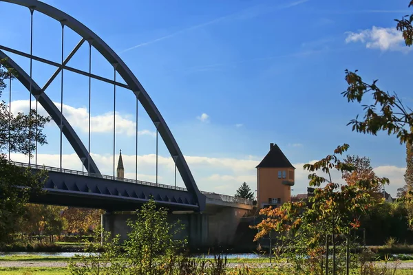 Volkach jest znanego regionu winiarskiego w Niemcy, Bawaria, — Zdjęcie stockowe