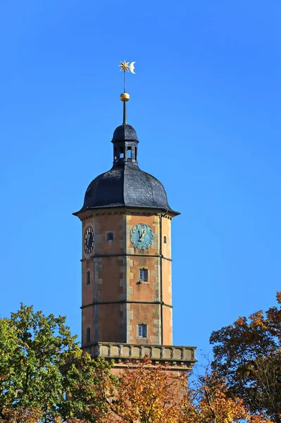 Volkach is a well-known wine-growing region in Germany, Bavaria, — Stock Photo, Image