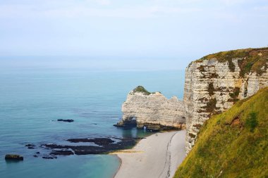 Fransa kıyılarında etretat ve muhteşem manzaralar
