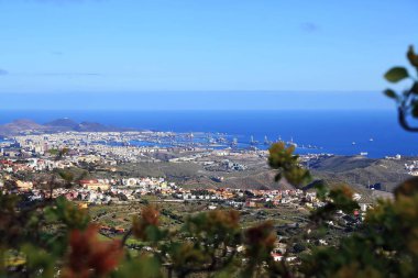 Gran canaria üzerinde bir yanardağ Bandama krater olduğunu