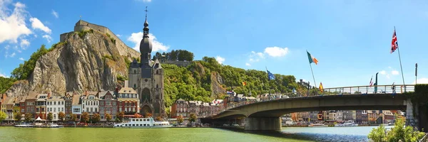 Citadelle de Dinant is a landmark in Belgium — Stock Photo, Image