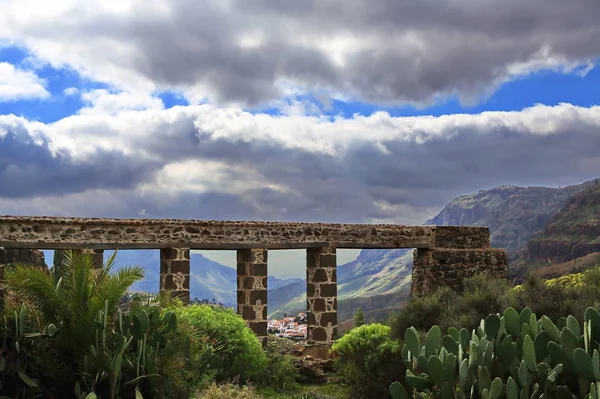 Fataga är en kommun på ön Gran Canaria — Stockfoto