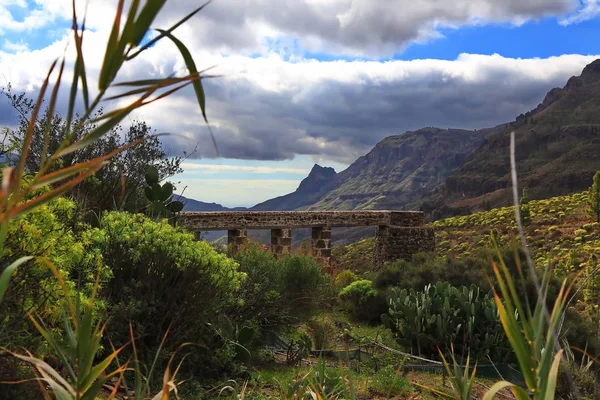 Fataga är en kommun på ön Gran Canaria — Stockfoto